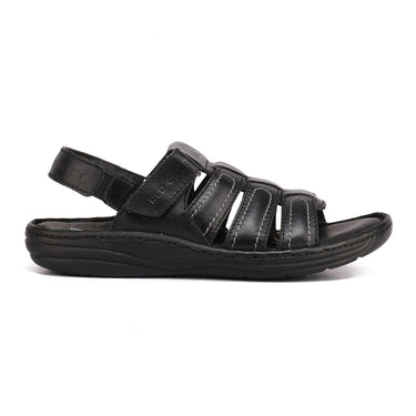 Red Chief Black Sandal for Men RC1086 001