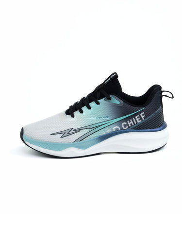 Red Chief Sports Black-Gray Running Shoes For Men R1714 F021