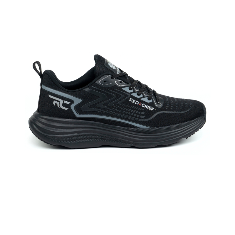 Red Chief Sports Black Running Shoes For Men R1726 001