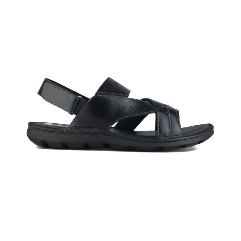 Red Chief Black Sandal for Men RC3676 001