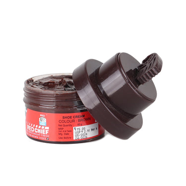 Red Chief Brown Shoe Cream for Men A10019 003