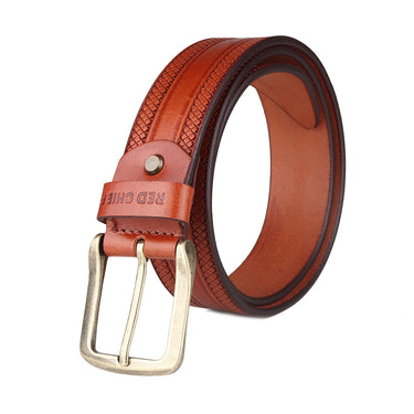 Red Chief Tan Belt for Men A80395 006