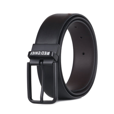 Red Chief Black/Brown Belt for Men A80406 117