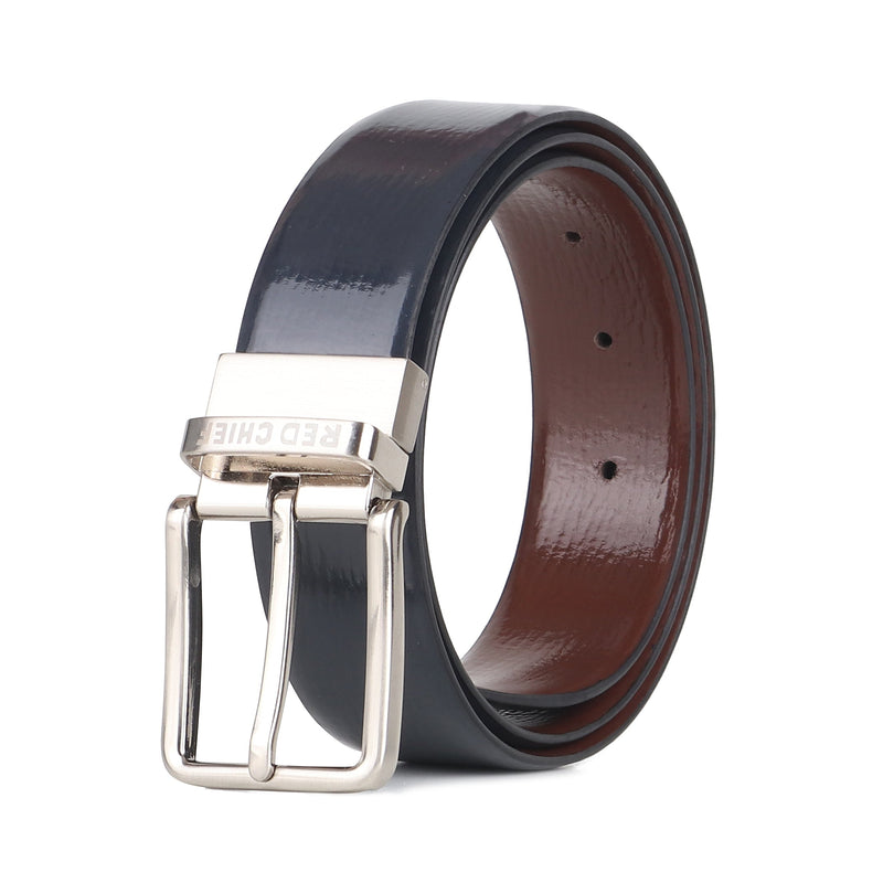 Red Chief Grey/Brown Belt for Men A80408 G00160