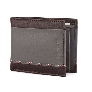 Red Chief Brown Grey Wallet for Men A90122 1250