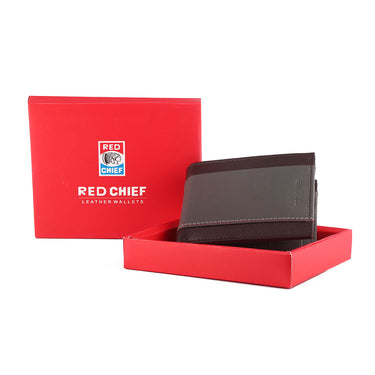 Red Chief Brown Grey Wallet for Men A90122 1250