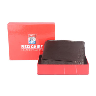 Red Chief Brown Wallet for Men A90125 003