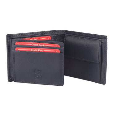 Red Chief Blue Wallet for Men A90145 002