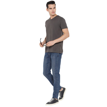Red Chief Gray T-Shirt for Men O-8220052 005