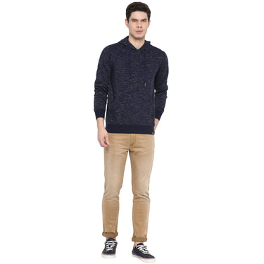Red Chief Blue Texture Sweatshirt for Men O8310007 002