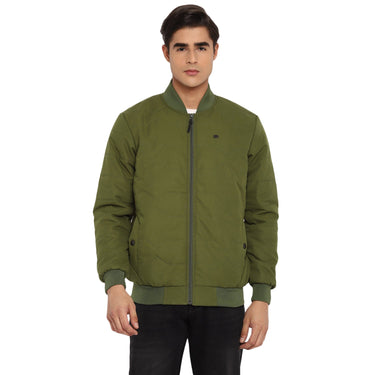 Red Chief Light Green Solid Jacket for Men O8310039 024