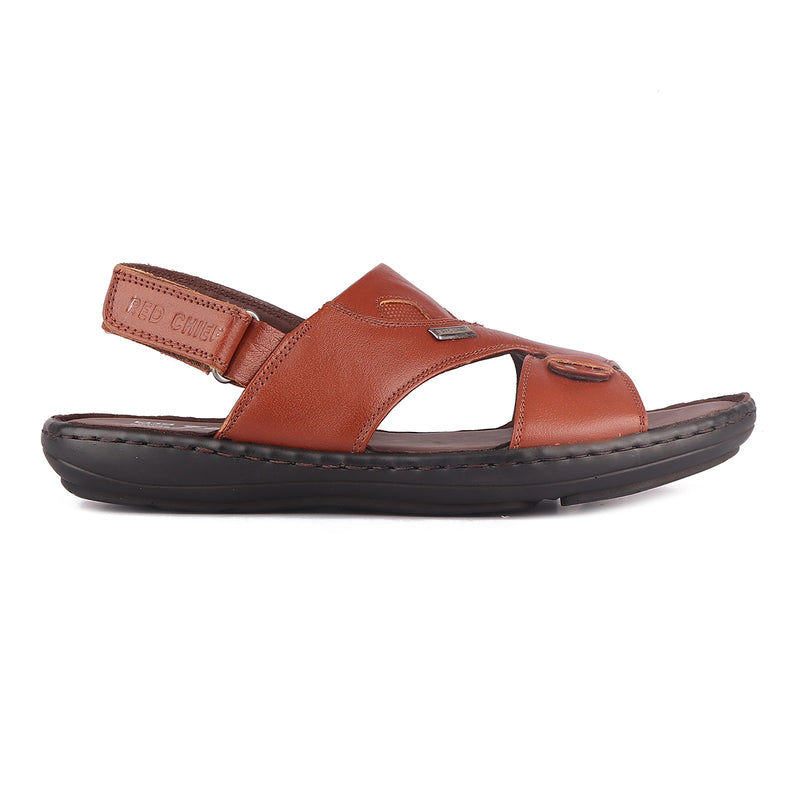 Red Chief Tan Sandal for Men RC3789 006