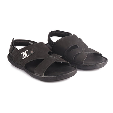 Red Chief Black Sandal for Men RC3790 001