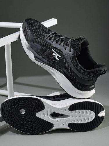 Red Chief Sports Black Running Shoes For Men R1709 001