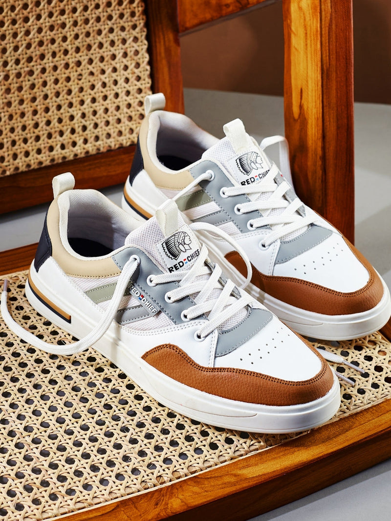 Red Chief Sports Peach-Beige Casual Sneakers Shoes For Men C6004 F046