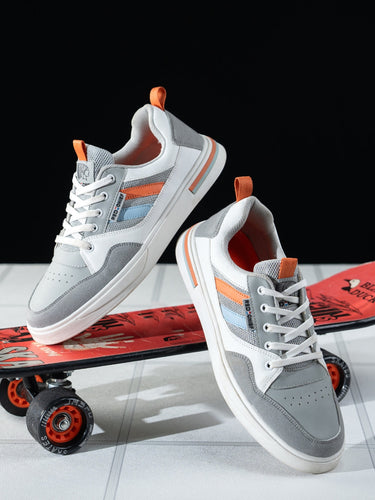 Red Chief Sports Gray-White Casual Sneakers Shoes For Men  C6004 F041