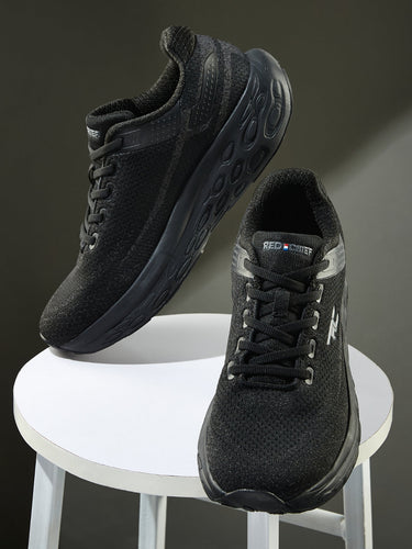 Red Chief Sports Black Running Shoes For Men R1719 001