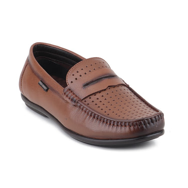 Red Chief Tan Formal Loafer Shoes for Men RC4040 006