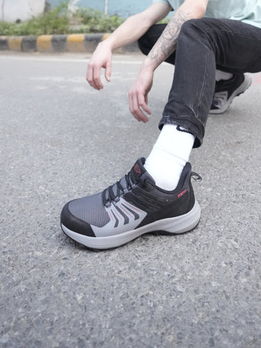 Red Chief Sports Travosole Black-Gray Hiker Shoes For Men H20041 F019