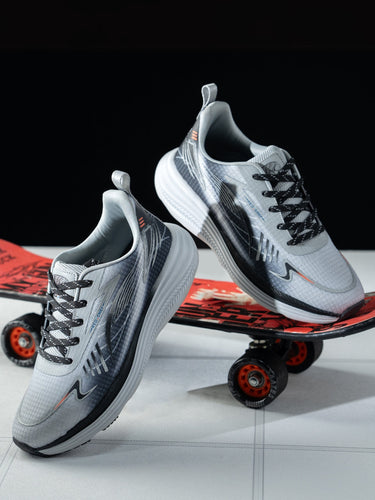 Red Chief Sports Gray/Gray Running Shoes For Men R1727 CC88