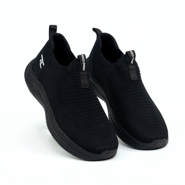 Red Chief Sports Black Walking Shoes for Men W7016 001