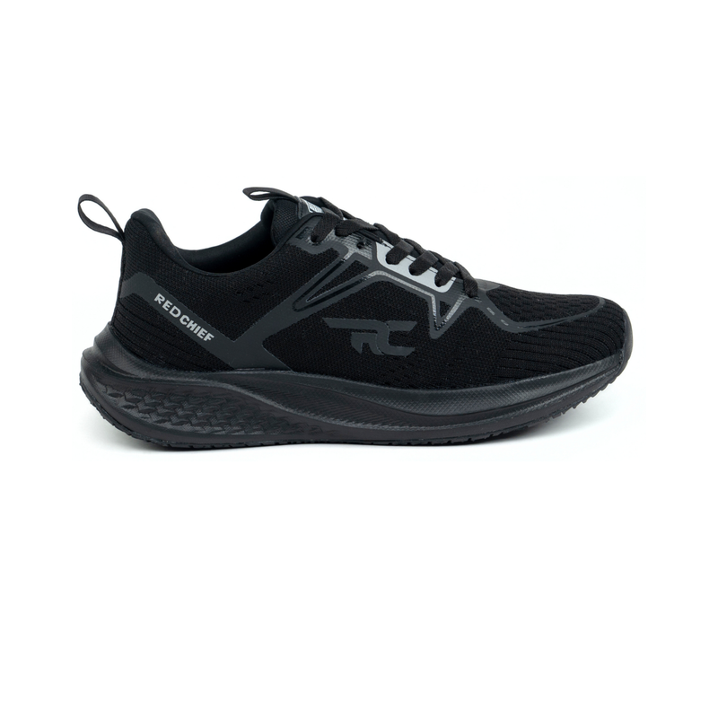 Red Chief Sports Black Running Shoes For Men R1707 001