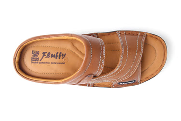 Red Chief Tan Slipper for Men RC0248 006