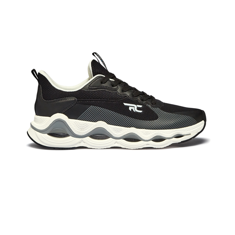 Red Chief Sports Black-Gray Running Shoes For Men R1711 F019