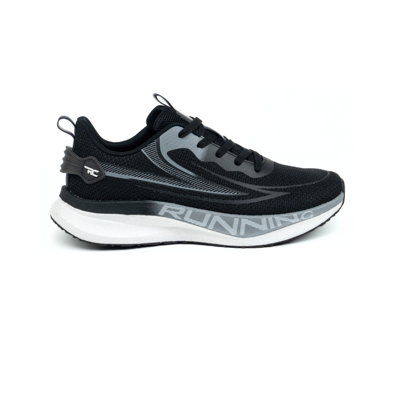 Red Chief Sports Black-Gray Running Shoes For Men R1725 F019