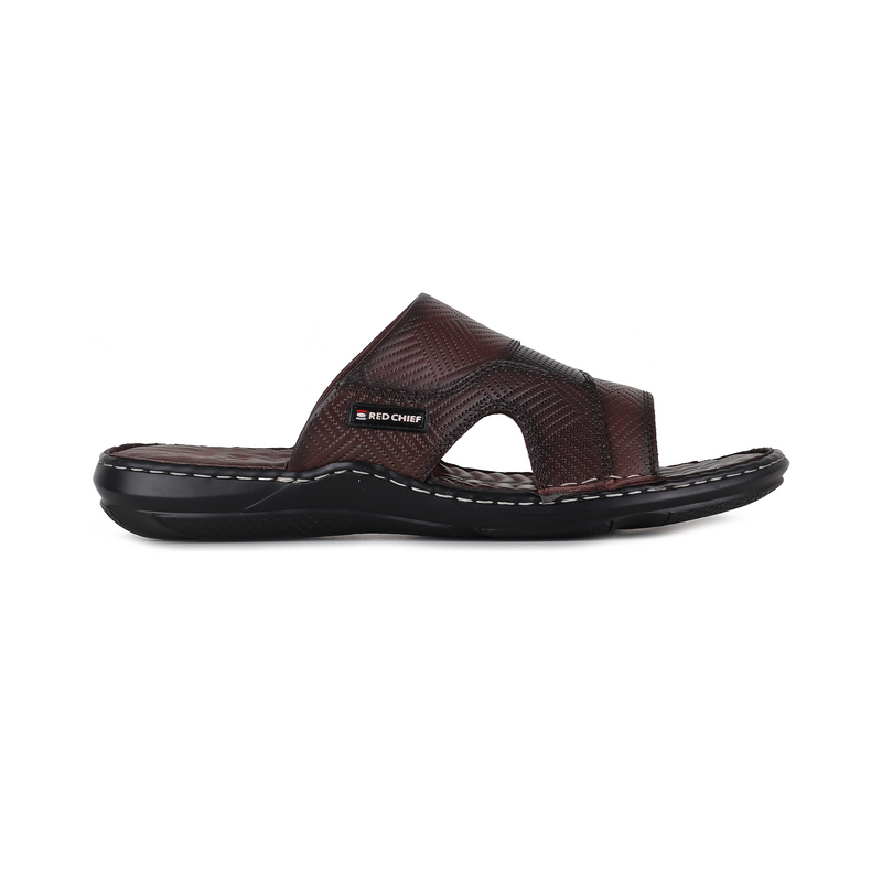 Flip Flops Red Chief Leather Chappals Buy Tan Flip Flop Slippers