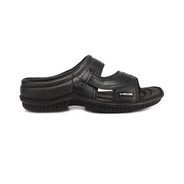 Red Chief Black Slipper for Men RC248N 001