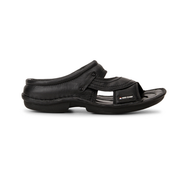 Red Chief Black Slipper for Men RC0248 001