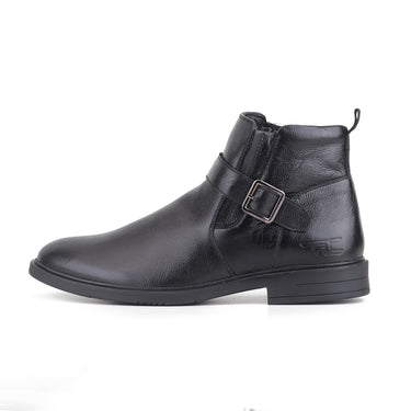 Red Chief Black Formal Chelsea Boot Shoes for Men RC4072 001