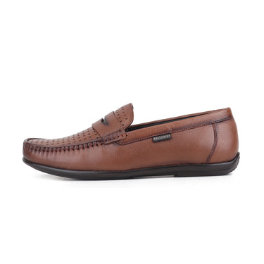 Red Chief Tan Formal Loafer Shoes for Men RC4040 006