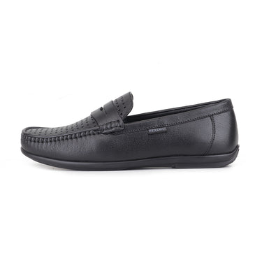 Red Chief Black Formal Loafer Shoes for Men RC4040 001