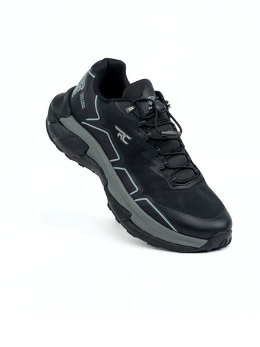 Red Chief Sports Black-Gray Running Shoes For Men R1701 F020