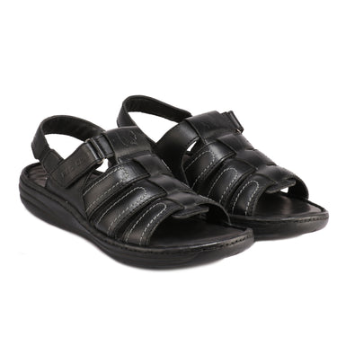 Red Chief Black Sandal for Men RC1086 001