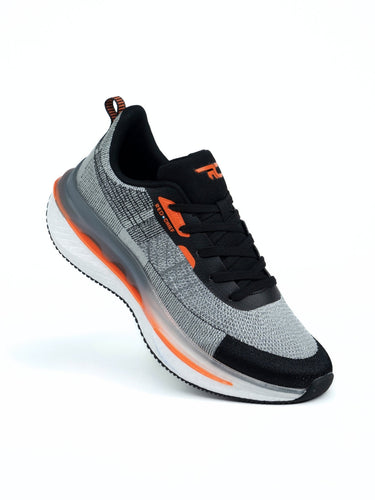 Red Chief Sports Black-Gray Running Shoes For Men R1722 F019