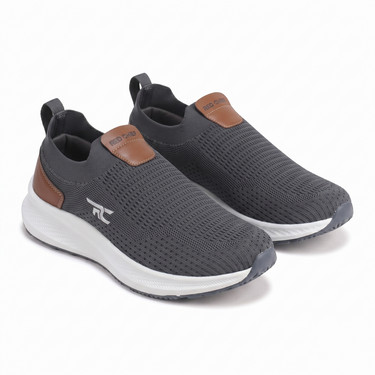Red Chief Sports Dark Grey Color Low Ankle with Slip-On Walking Shoes for Men |W7038 F031