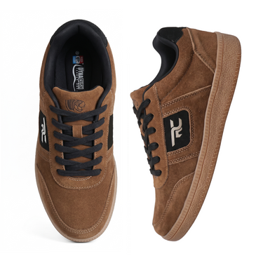 Red Chief Sports Brown Color Low Ankle with Lace-Up Sneakers for Men |C6031 003