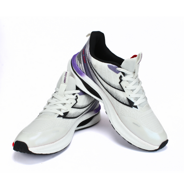 Red Chief Sports White/Purple Running Shoes For Men R1716 G0011