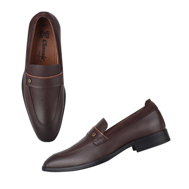 REDCHIEF Brown Leather Formal Loafer for Men RC3961 003
