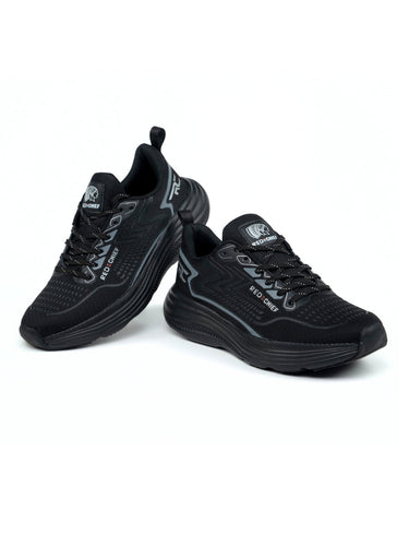 Red Chief Sports Black Running Shoes For Men R1726 001