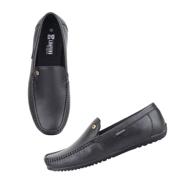 Red Chief Black Formal Loafer Shoes for Men RC4036 001