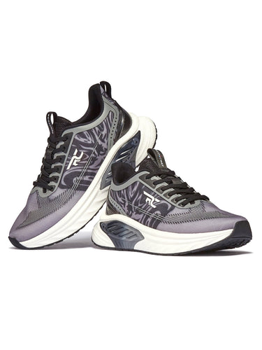 Red Chief Sports Black-Gray Running Shoes For Men R1708 F019