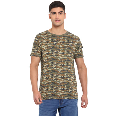 Red Chief Olive Camo T-Shirt for Men 8220249 124
