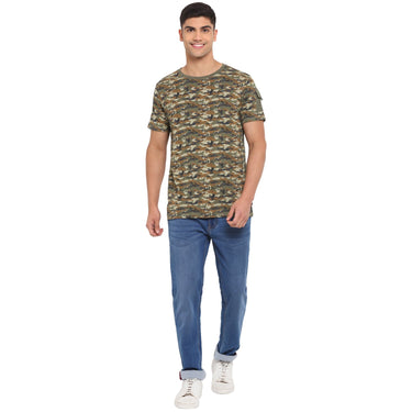 Red Chief Olive Camo T-Shirt for Men 8220249 124