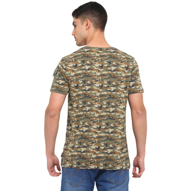 Red Chief Olive Camo T-Shirt for Men 8220249 124
