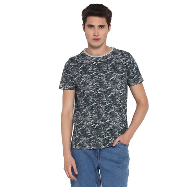 Red Chief Blue Camo T-Shirt for Men 8220250 002