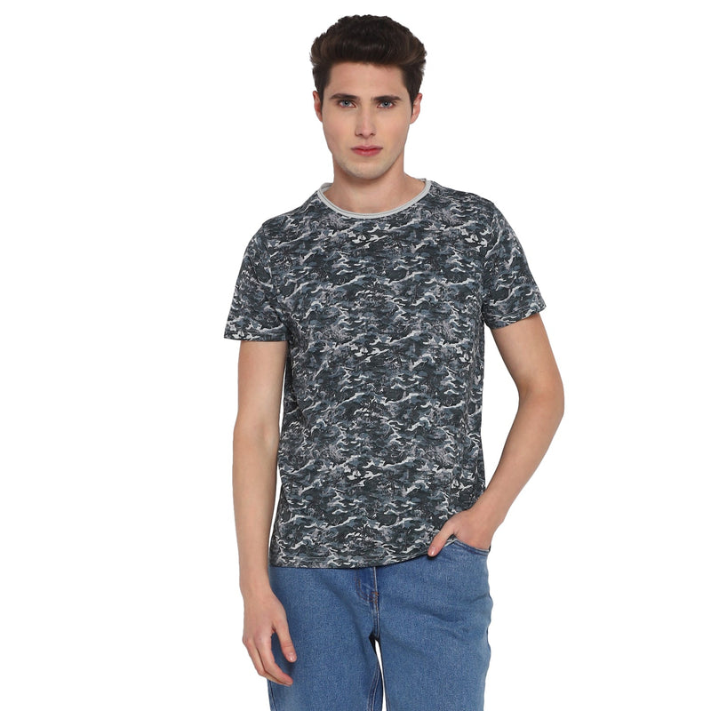 Red Chief Blue Camo T-Shirt for Men 8220250 002